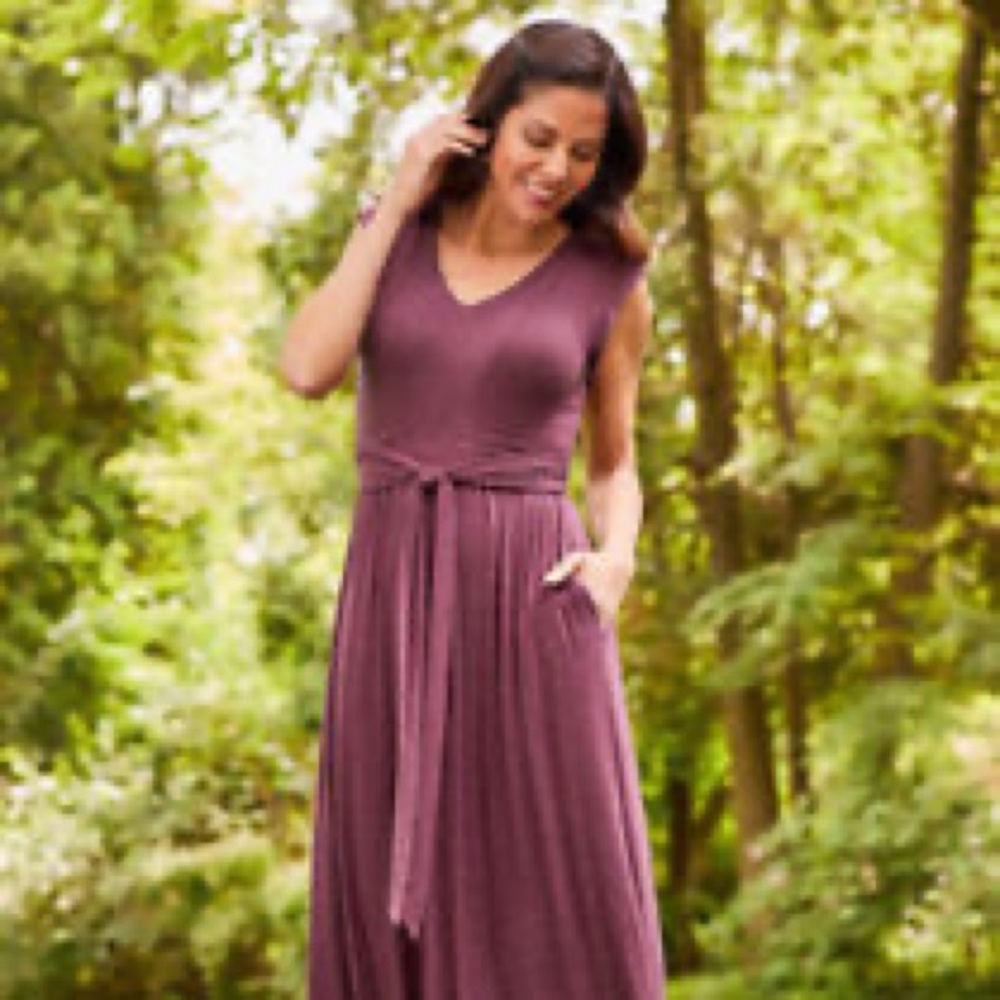 NWT Deep Purple maxi dress